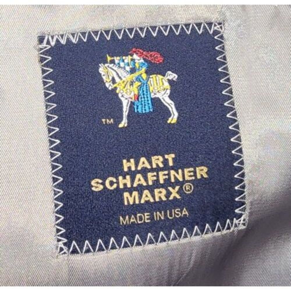 MENS‎ HART SCHAFFNER MARX MADE IN USA SUIT JACKET SIZE 44R - Picture 4 of 16